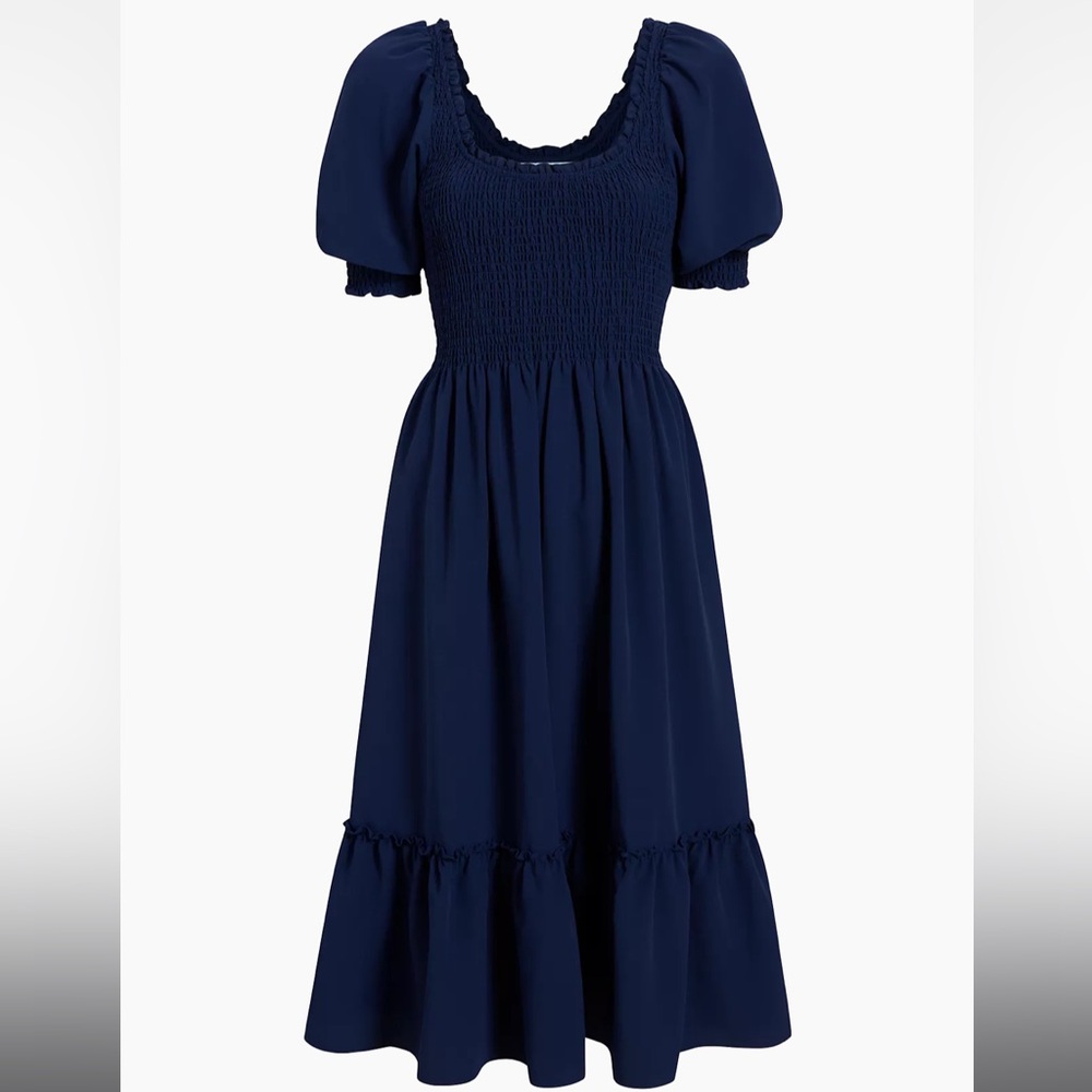 Hill House Louisa Nap Dress in Navy Blue